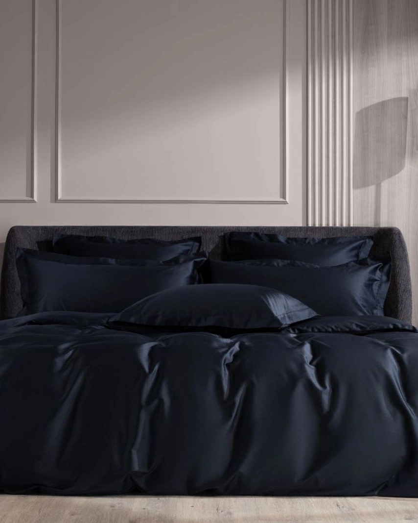 Постельное белье Dark Onyx Allure Grass Евро простыня на резинке