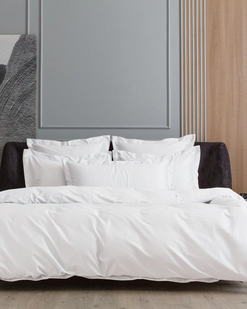 Постельное белье Alpine White Allure Grass Евро простыня на резинке