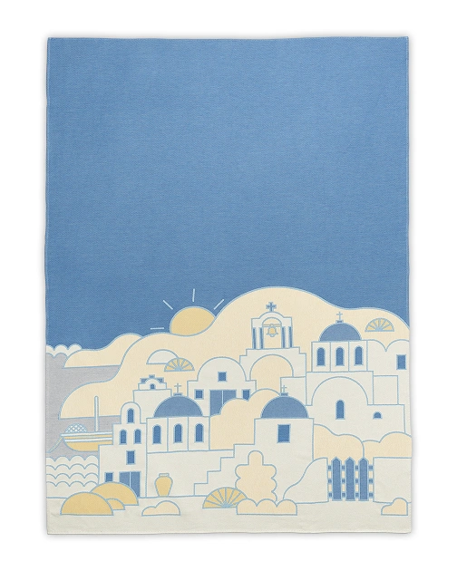 SANTORINПляжное полотенце 140/190 хлопок 100% жаккард