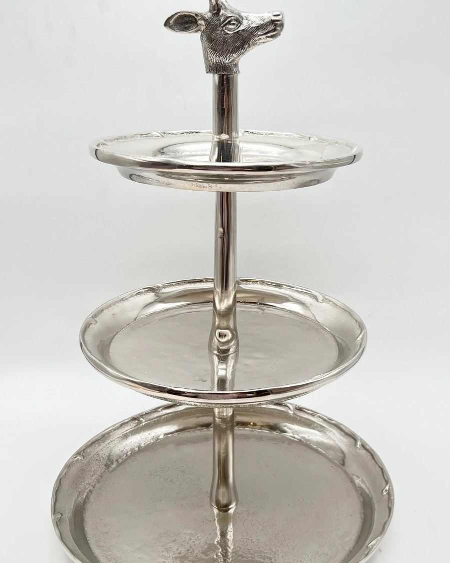 CERFЭтажерка D33x52h, никель