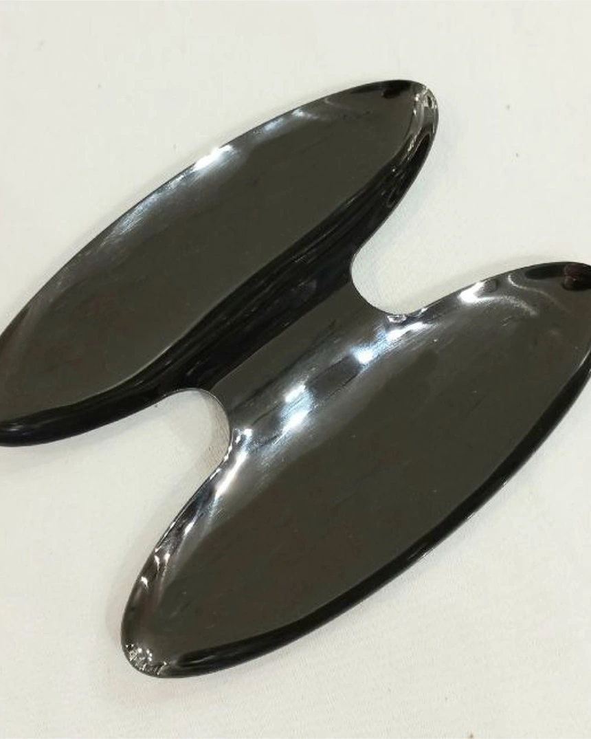 Appetizer Double Dish blackДвойное блюдо для закусок, 12,5 х 15,7 см цвет черный, сталь 18/10