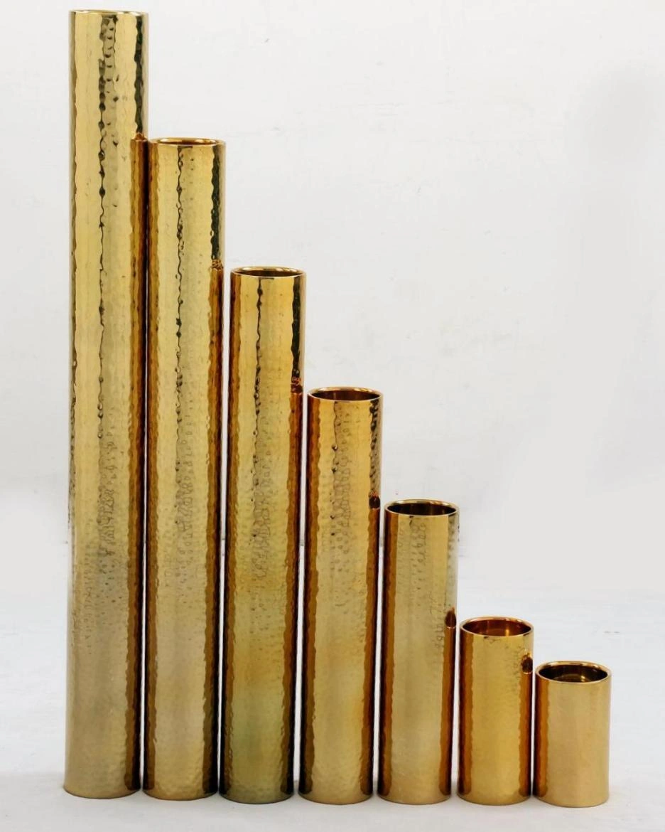 PIPE Подсвечник золото 65 см