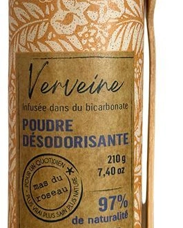POUDRE VERVEINE Пудра дезодорирующая 210 гр, для мебели, ковров, аромат вербена