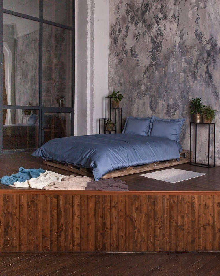 Комплект постельного белья "DAILY BEDDING", сатин, грозовые облака