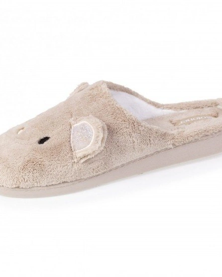 IS 93772 Тапочки Эргономичные на резиновой подошве  Джерси  Бежевый / Beige