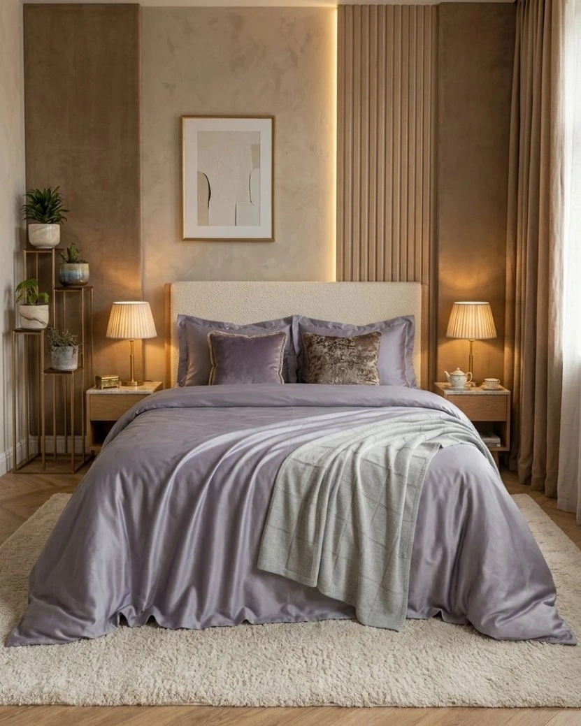 Комплект постельного белья "DAILY BEDDING", ТМ "Luxberry", сатин, стальной