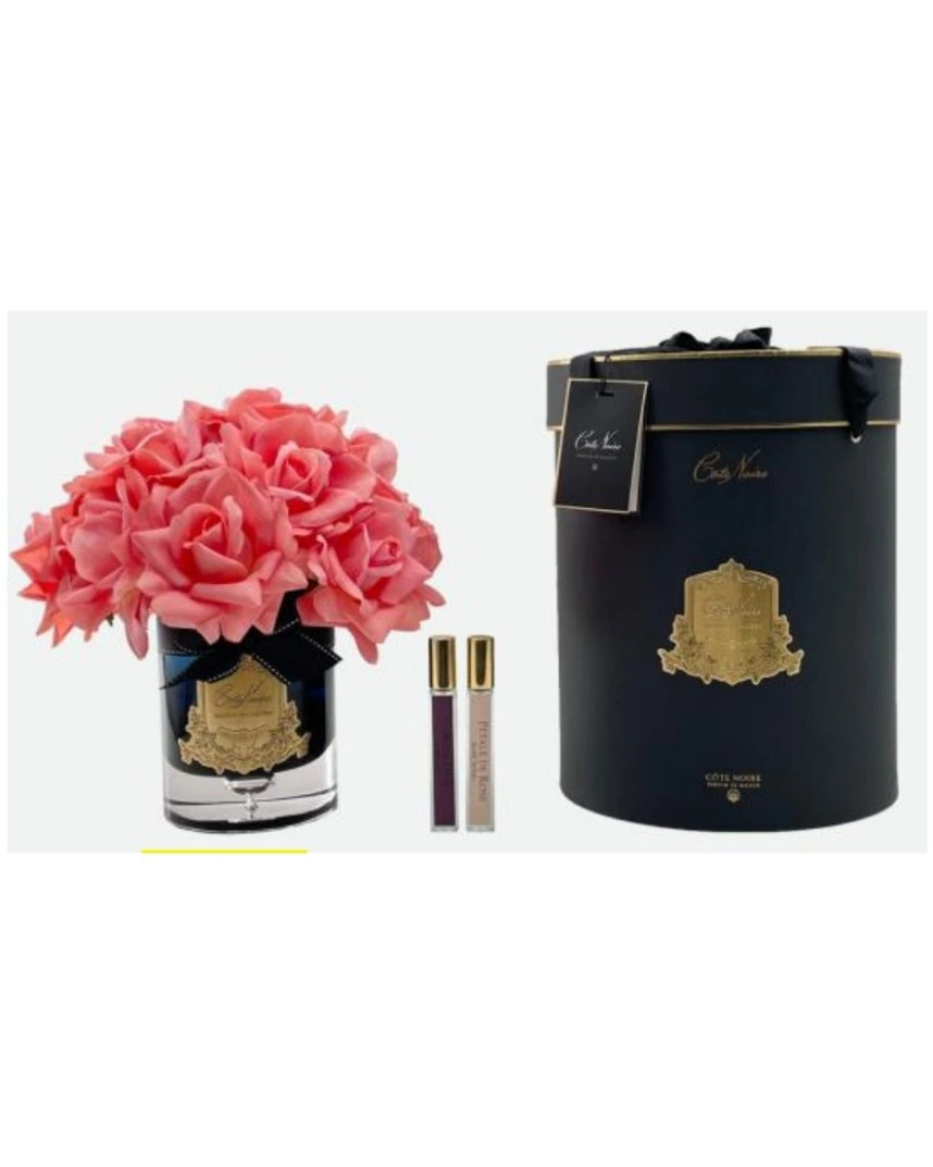 GRAND BOUQUET WHITE PEACHБольшой букет роз, 2 спрея по 10 мл, коралловый ВхШхД 32х26х26 см