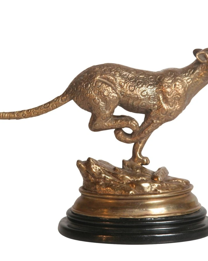 FIGURINE LEOPARDФигурка леопарда, левая, бронза H: 15 cm | W: 24 cm | D: 10 cm