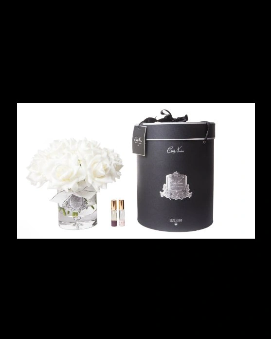 GRAND BOUQUET white Большой букет роз, 2 спрея, белый, ВхШхД 32х26х26 см