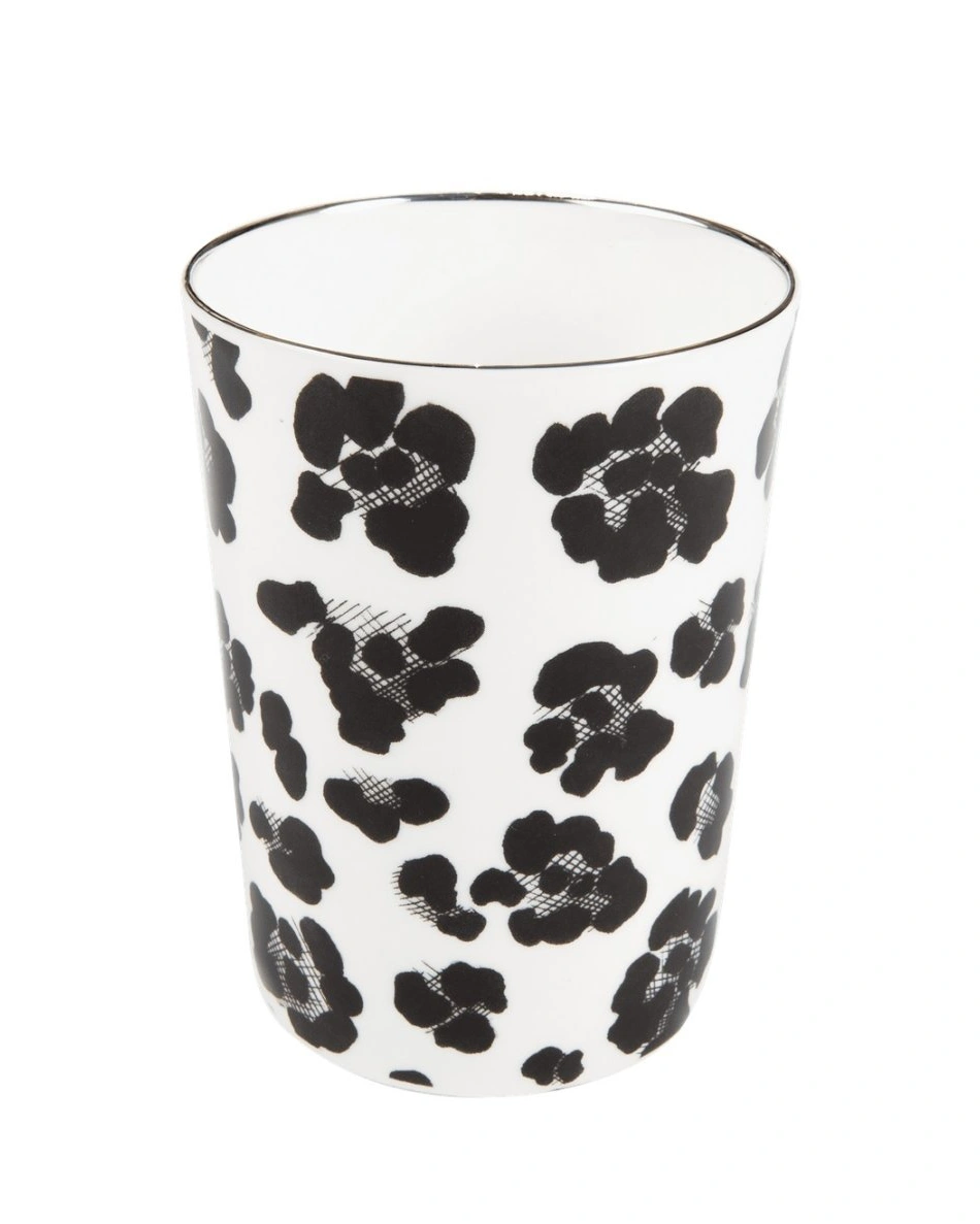 Стаканчик для зубных щеток Rory Dobner LEOPARD PRINT, 7,5 h10 фарфор