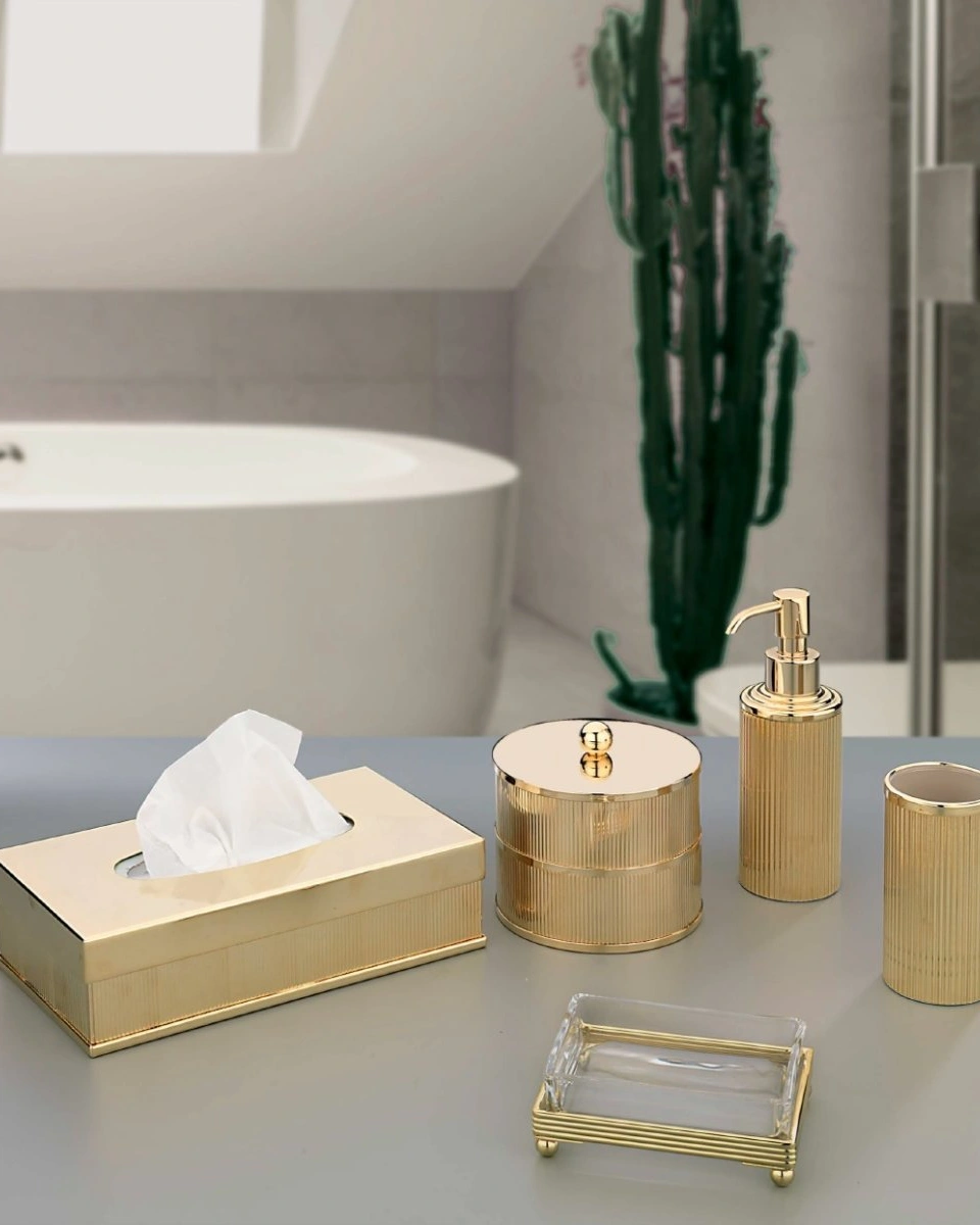 Мыльница Cre Art Bath England, хрустальное стекло, позолота 24К