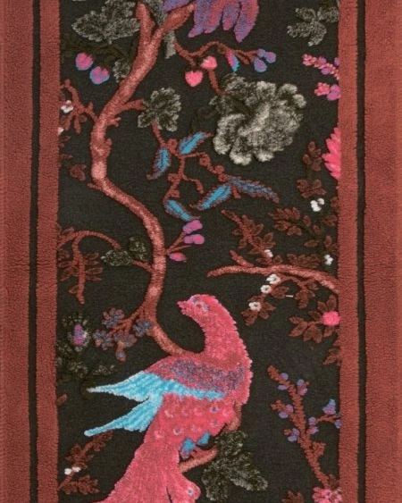 Ковер-дорожка WILD BIRD, 75x200 шерcть 55% полиэстер 45%, подложка полиэстер 100% 1950 гр