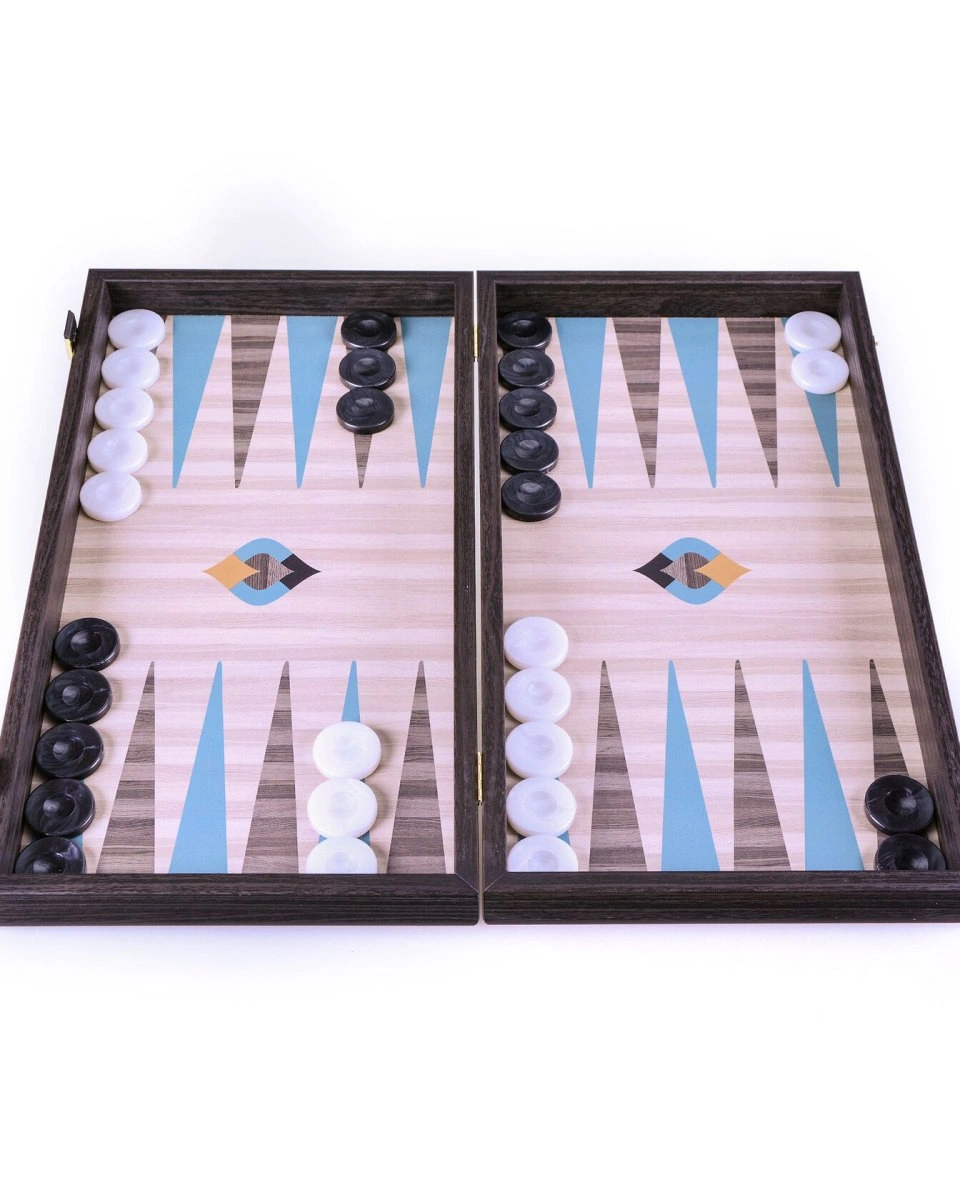 BACKGAMMONНарды, дерево, 48x26 см, печатный рисунок Арабески ручная работа