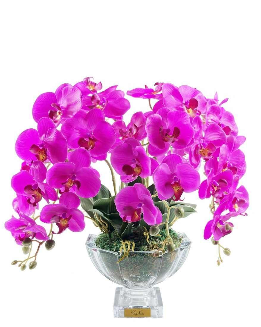 CENTERPIECE TALL PURPLE ORCHIDSБукет розовые орхидеи, 2 спрея по 10 мл
