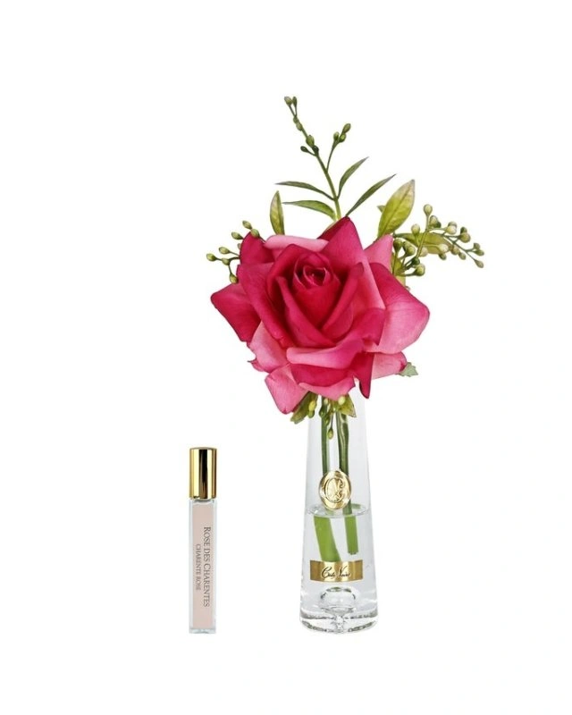 SUMMER ROSE GOLD MAGENTAДиффузор роза, белый, золотой декор, спрей 15 мл