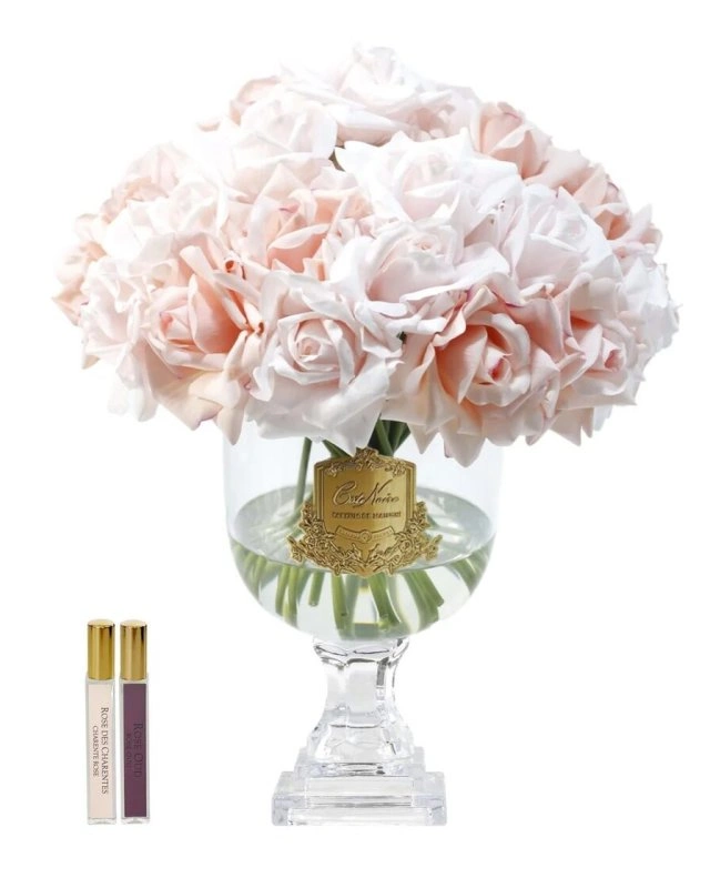 Versailles Rose Bouquet - Mixed Pink & Silver Букет роз, цвет микс розовый, 2 спрея по 10 мл , сер