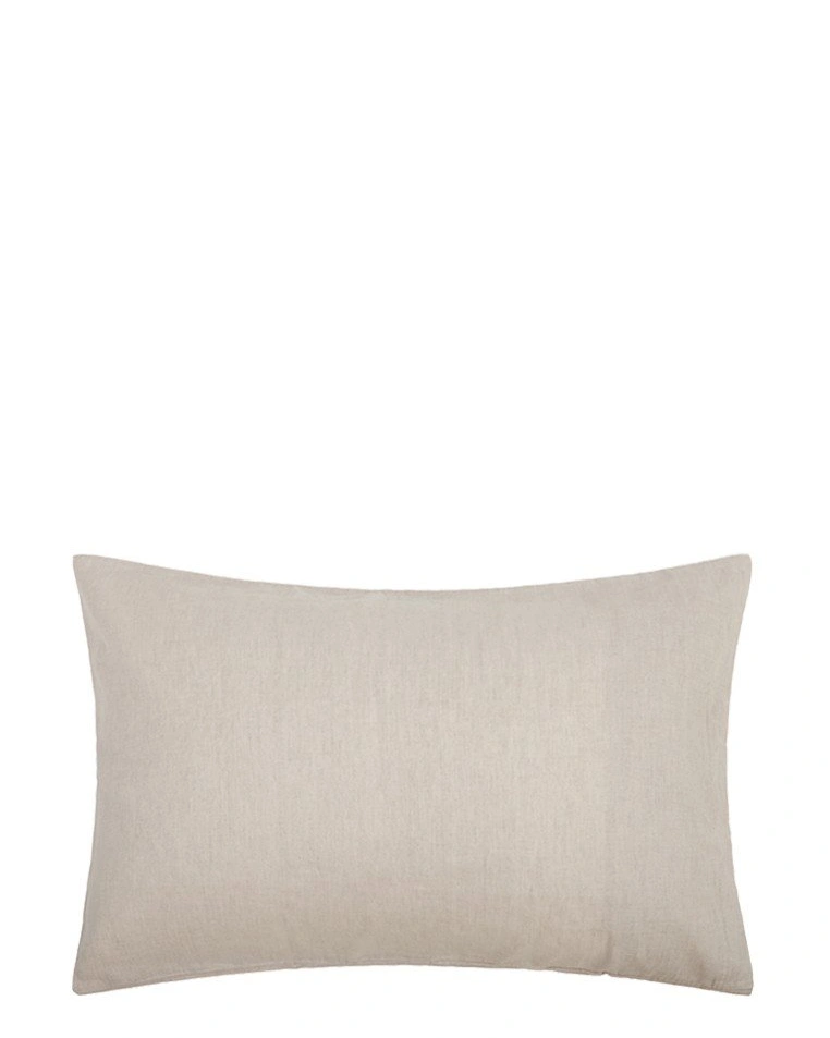 Наволочка LINEN, 50%лен/50%хлопок, цвет:натуральный
