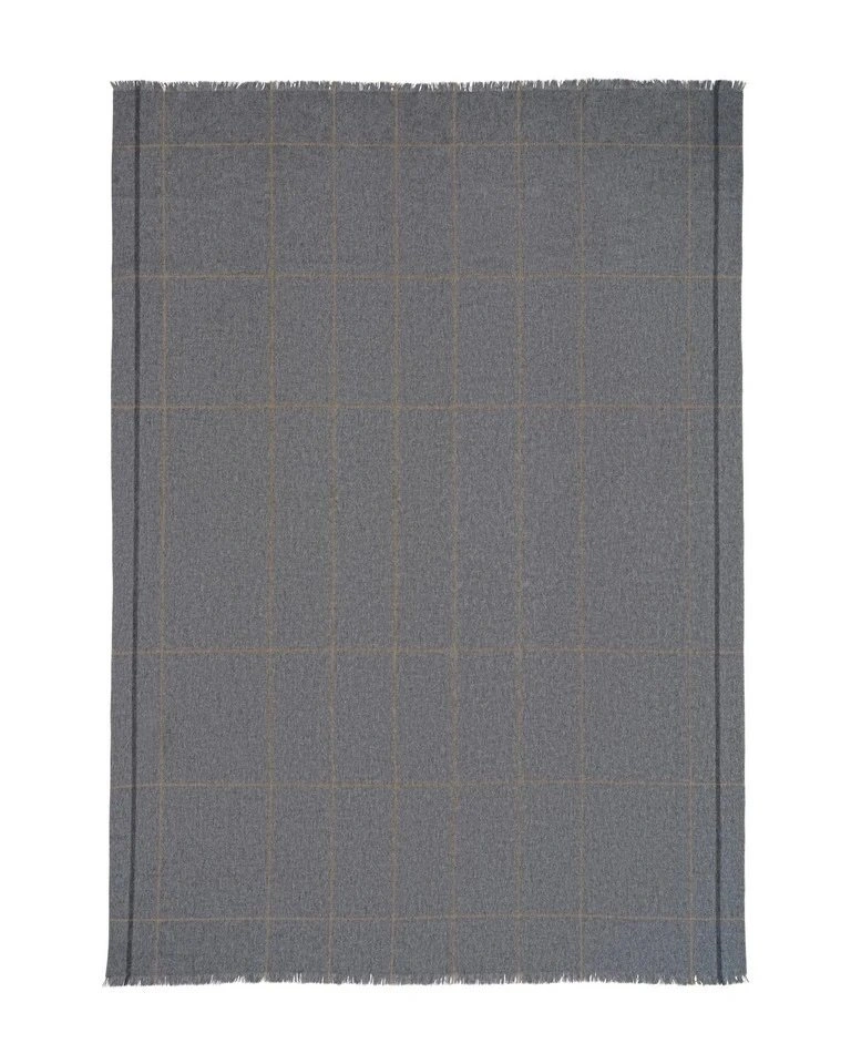 SQUARE light grey Плед 130/200 , 50% альпака + 40% овечья шерсть + 10% микрофибра, 560 гр