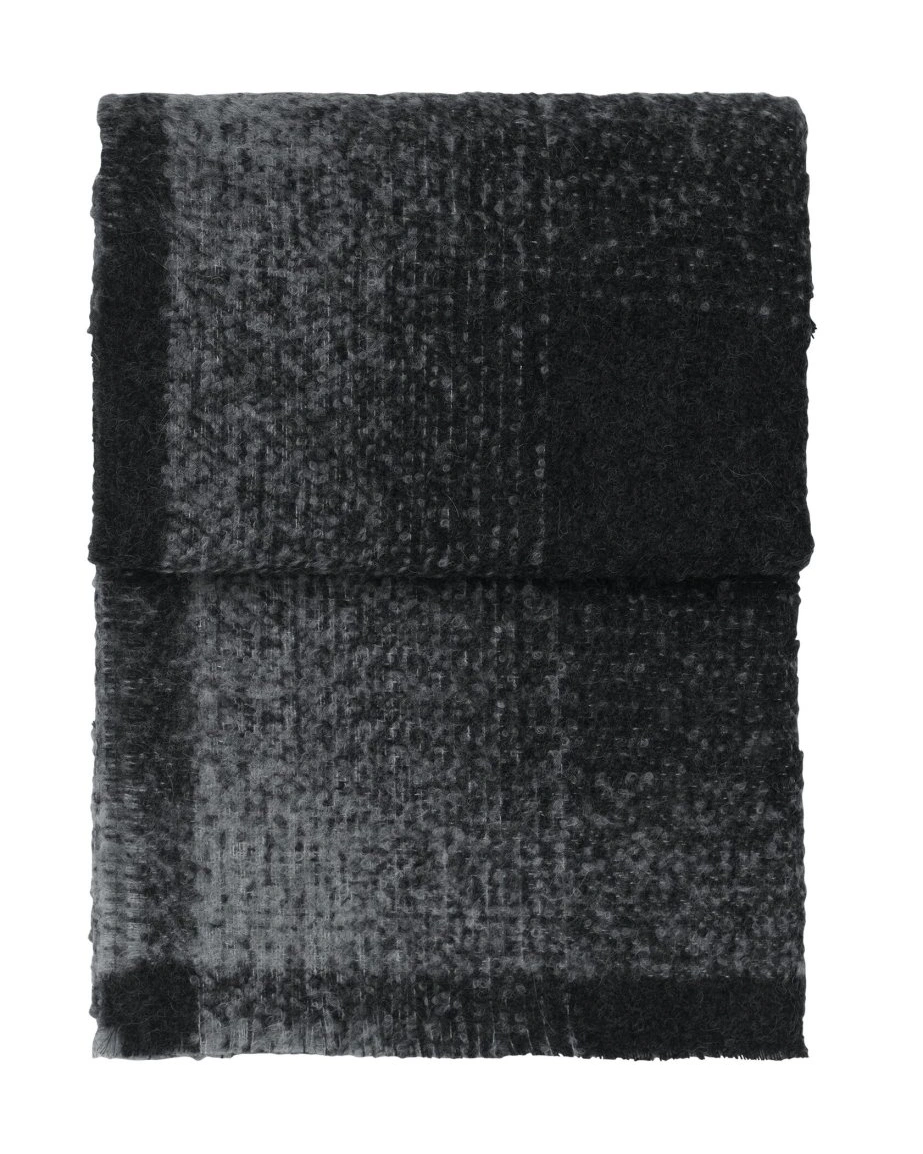 VULCANIC dark grey/light grey Плед 130/190 89% альпака & 11% нейлон 640 гр