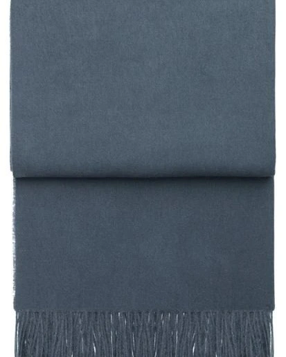 CLASSIC grey blue Плед 130/200 , 50% альпака + 40% овечья шерсть + 10% микрофибра, 560 гр