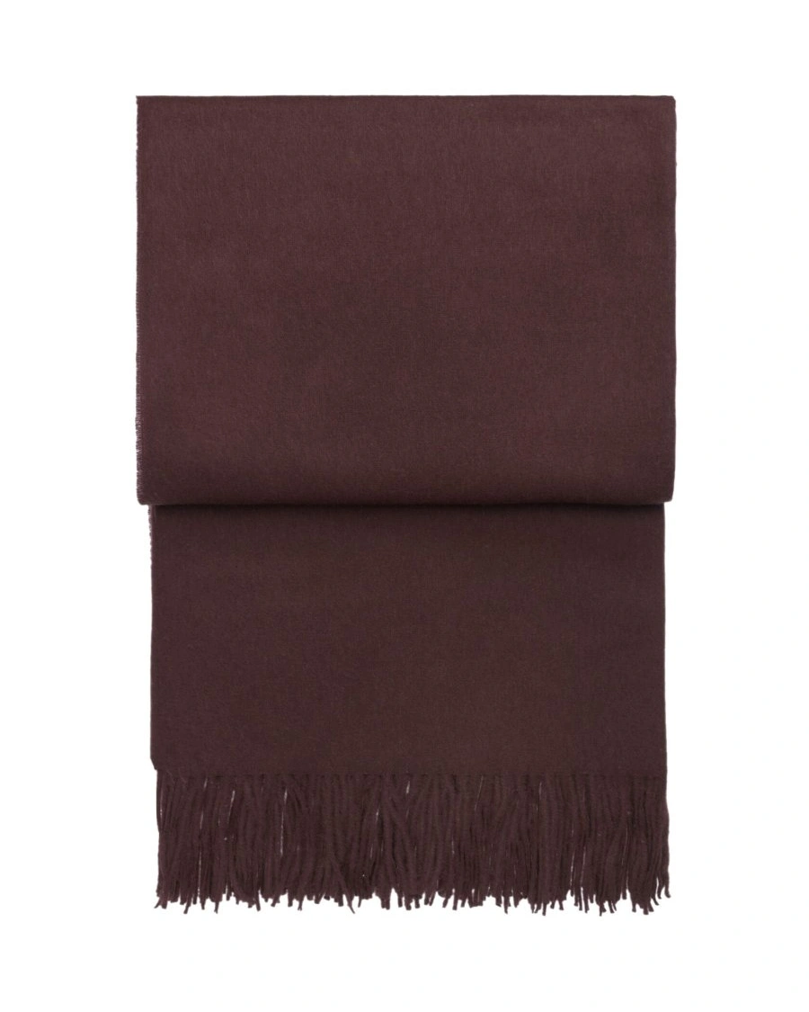 CLASSIC plum Плед 130/200 , 50% альпака + 40% овечья шерсть + 10% микрофибра, 560 гр