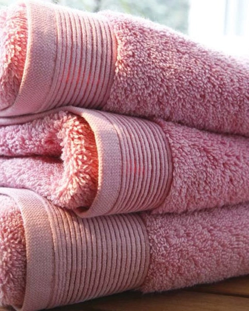 Полотенце UNI BOIS DE ROSE100/150 розовый хлопок 600гр/м3