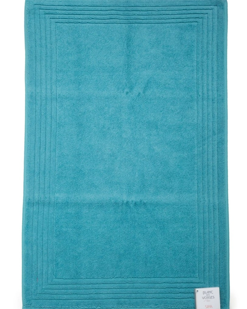 Коврик для ванной UNI CELADON 50/90 бирюзовый хлопок 1000 гр/м2