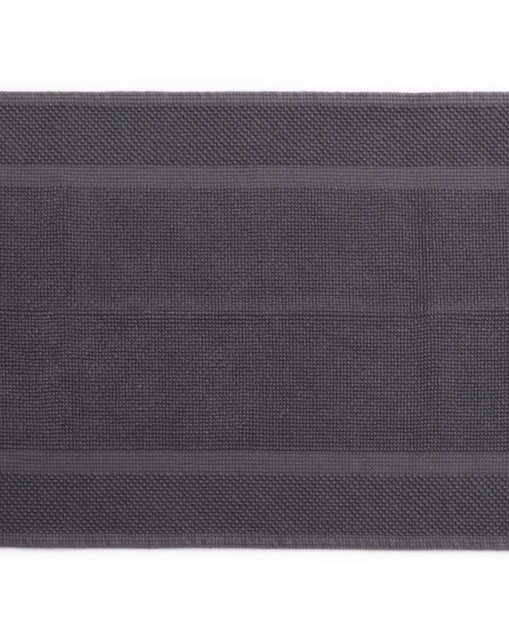 Коврик для ванной COMORES ANTHRACITE 50/110 темно-серый хлопок 1350 гр/м2