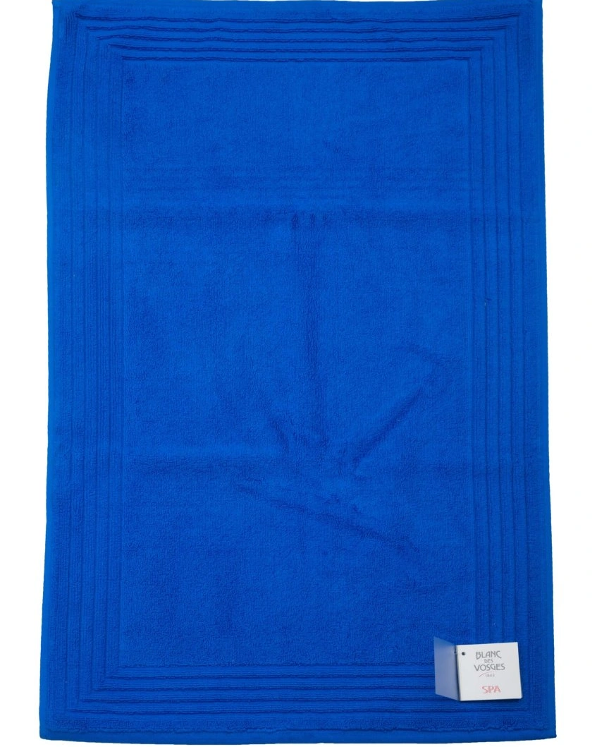 Коврик для ванной UNI BLEU ROYAL синий 50/90 хлопок 1000 гр/м2