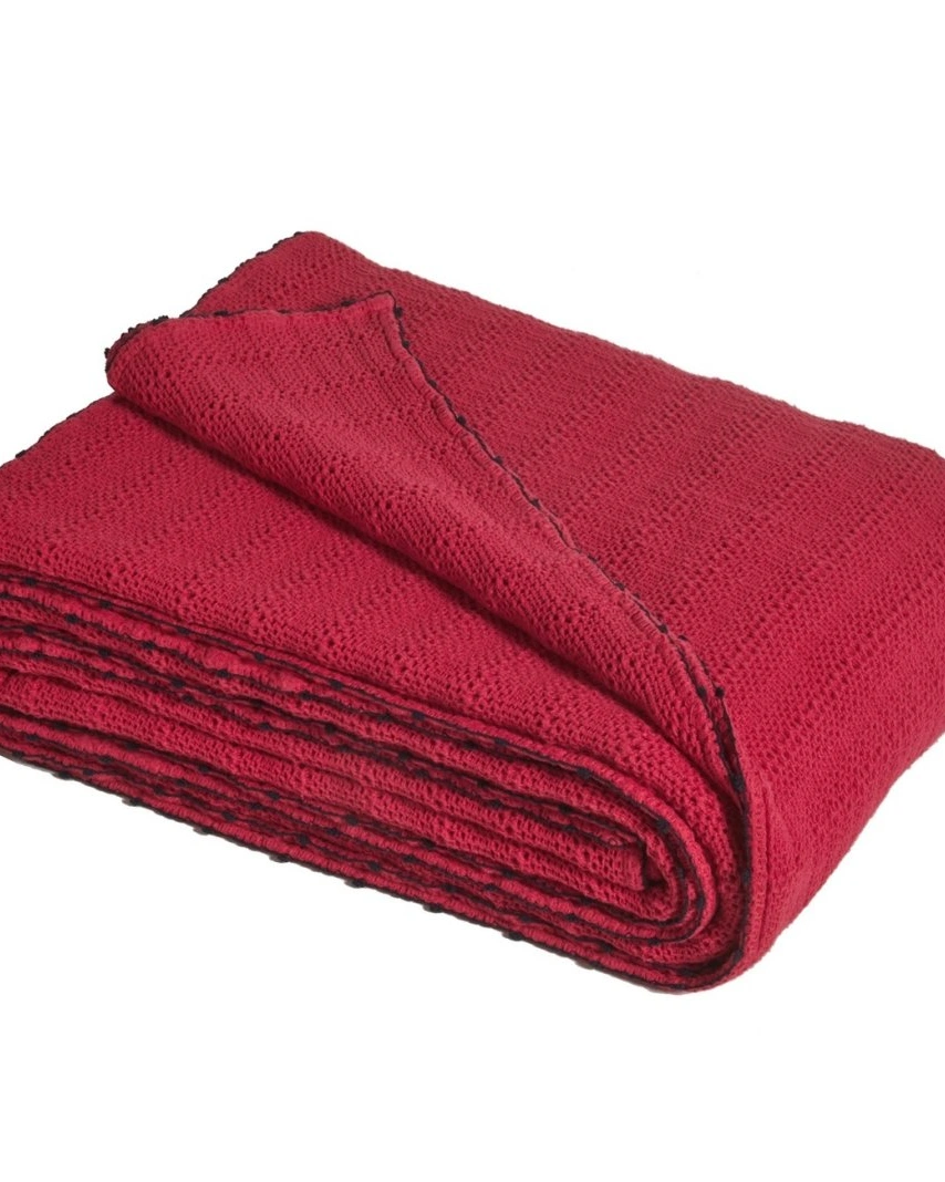 Покрывало ARTESIA FRAMBOISE 180Х260 розовый 100% хлопок, 400 г/м2