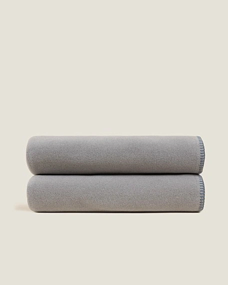 Плед Frati SOFT VISCOSE GRIGIO PERLA, серый, 160x200, вискоза 30% полиэстер 70%, 510г