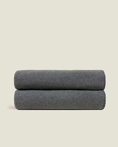 Плед Frati SOFT VISCOSE ANTHRACITE,темно-серый, 160x200, вискоза 30% полиэстер 70%, 510г