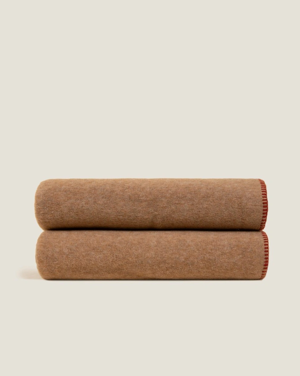 Плед Frati SOFT BAMBOO BISCOTTO, желто-коричневый, 160х200, бамбук 40% полиэстер 60%, 800г