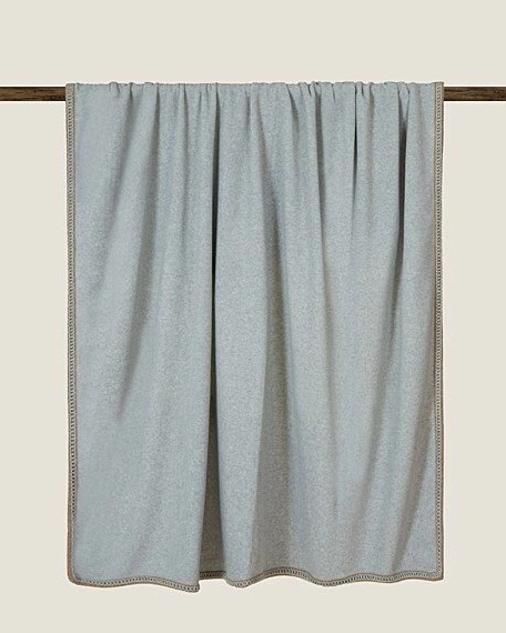 Плед Frati SOFT BAMBOO PERLA с тесьмой Coco, серый, 160х200, бамбук 40% полиэстер 60%, 910г
