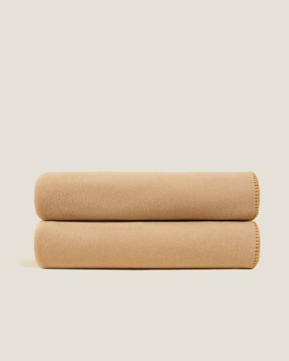 Плед Frati SOFT VISCOSE CREMA, кремовый, 160x200, вискоза 30% полиэстер 70%, 510г