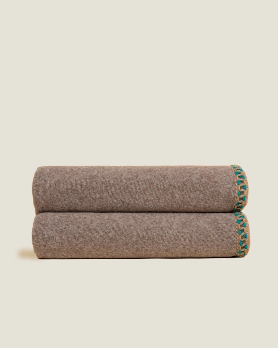 Плед Frati SOFT BAMBOO TORTORA, коричневый, 160х200, бамбук 40% полиэстер 60%, 800г