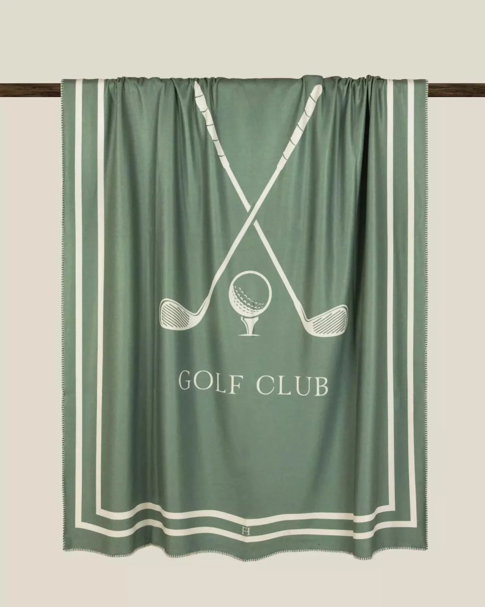 Плед GOLF CLUB 150x200 хлопок 35% полиэстер 65%, 730г