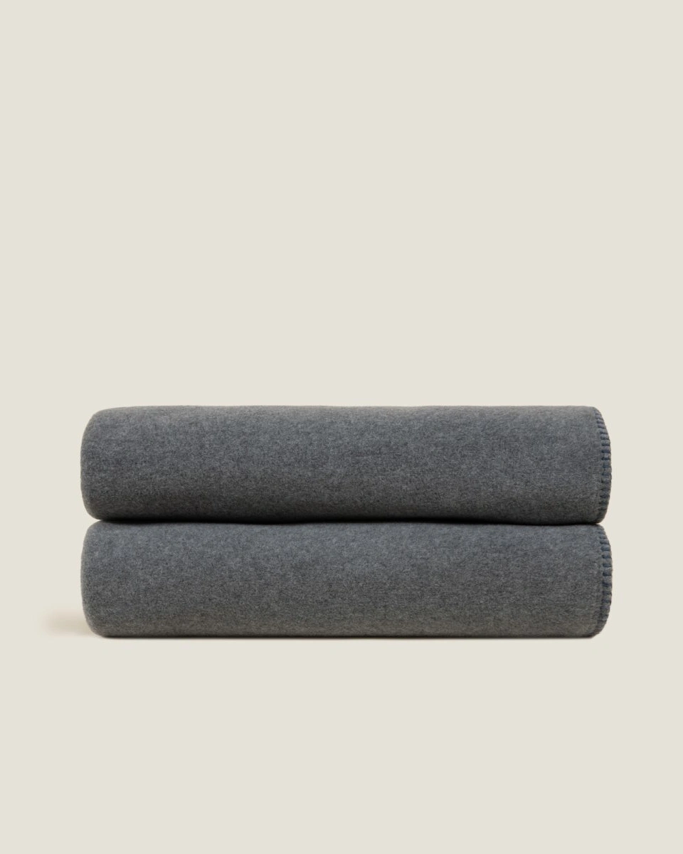 Плед Frati SOFT VISCOSE ANTHRACITE,темно-серый, 130x160, вискоза 30% полиэстер 70%, 510г