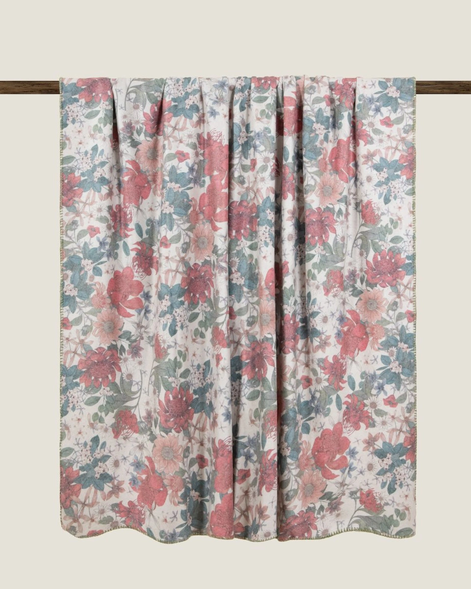 Плед Frati BAMBOO STAMPATO ARMONIES WHITE, 150х200, бамбук 40% полиэстер 60%, 720г