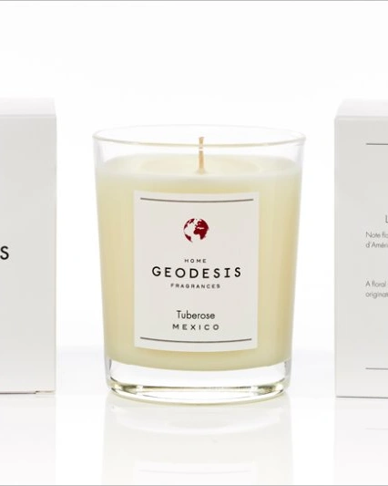 Tuberose Свеча ароматическая 100% натуральный соевый воск 180 гр, время горения 50 ч.