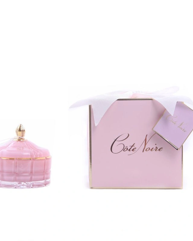 Pink Art Deco Свеча 200 гр, розовый стаканчик ВхШхД 14,5х14,5х14,5см, соевый воск, время горения 4