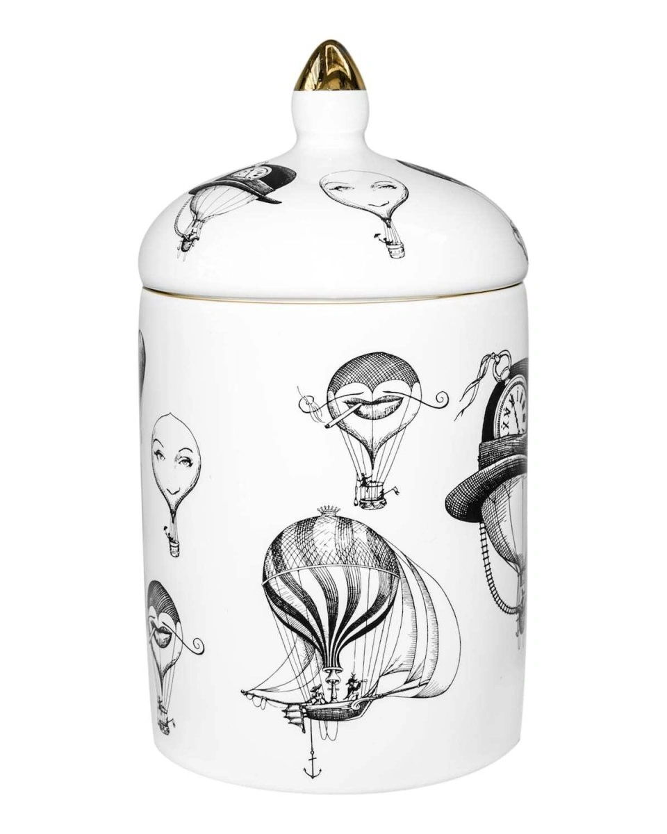 Свеча ароматическая Rory Dobner BALLOONS 750 гр, свежий цветок хлопка, 9 × 9 × 16 см, фарфор