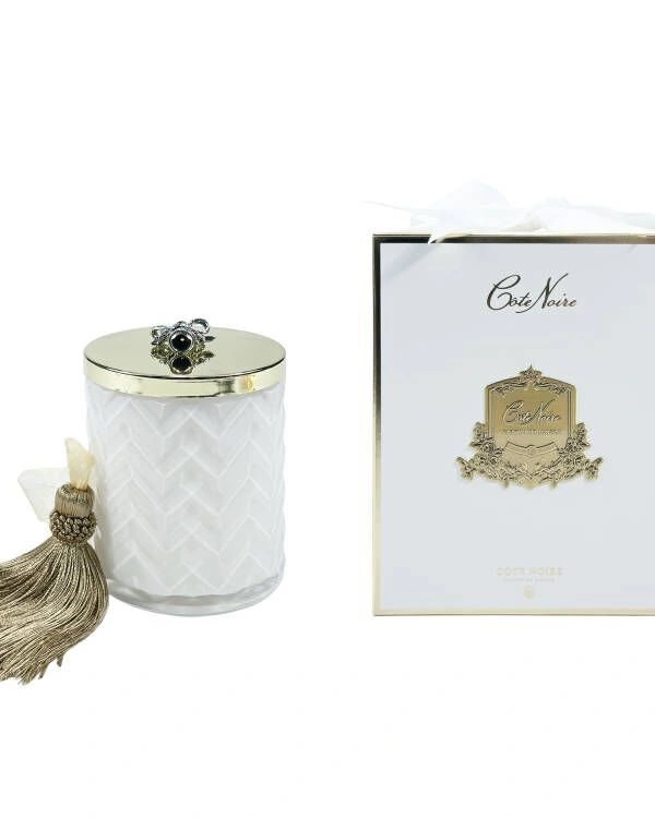 HERRINGBONE CHRISTMAS BELLСвеча большая, кисточка, 600 гр, соевый воск, спрей для кисточки 10 мл