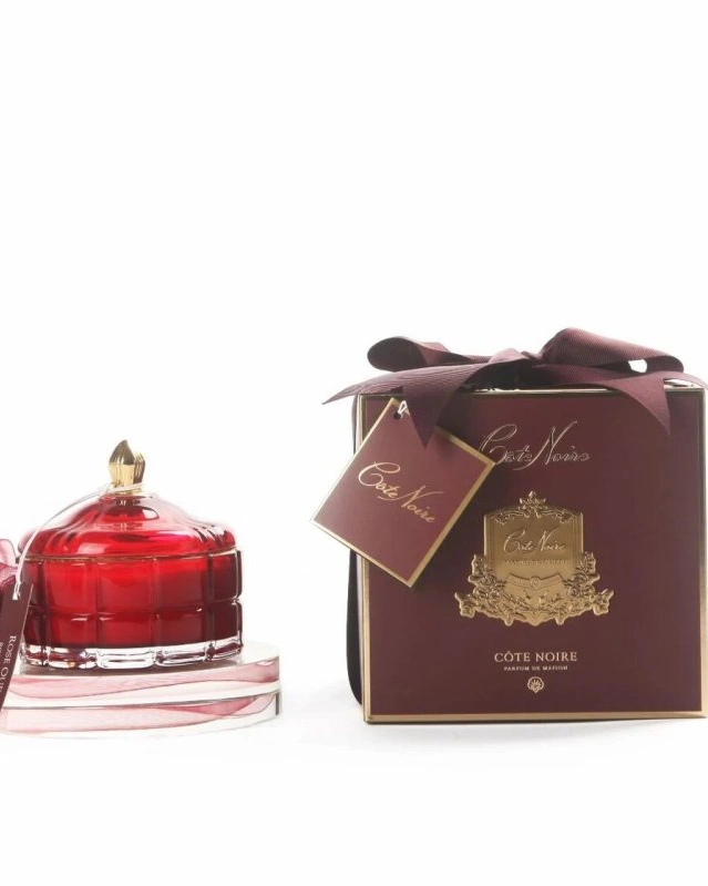 Red Deco Свеча 200г, красный, кисть ароматизированная, соевый воск, спрей 5мл для кисти, соевый