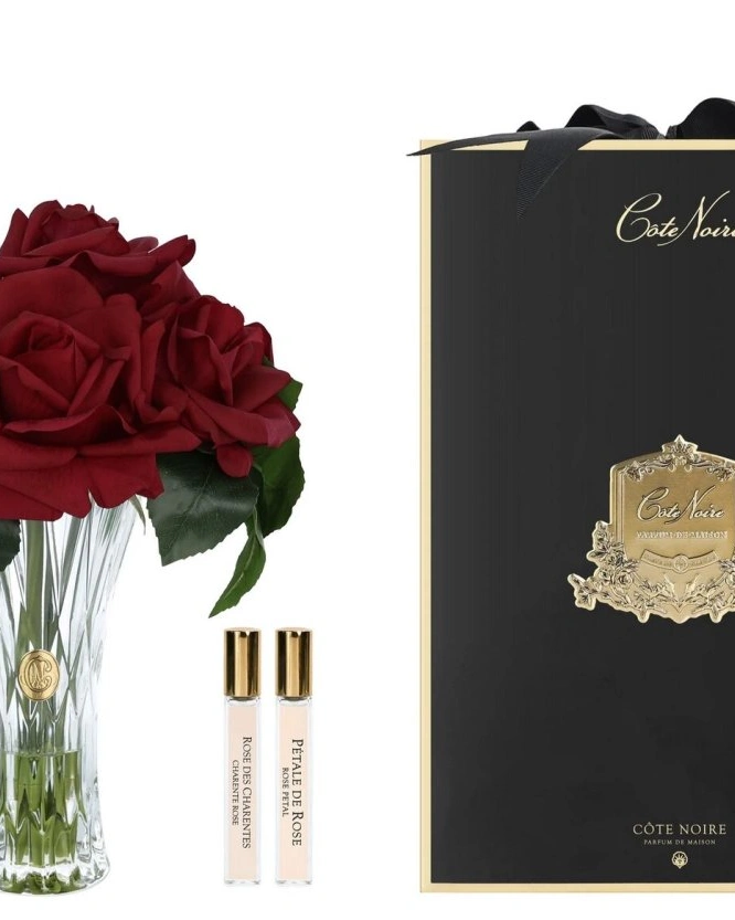 Букет роз Charente Seven Rose Carmine Red, 2 спрея по 10 мл
