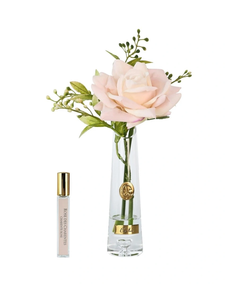 Диффузор роза SUMMER ROSE GOLD PINK CHAMPAGNE, розовый шампань, золотой декор, спрей 15 мл