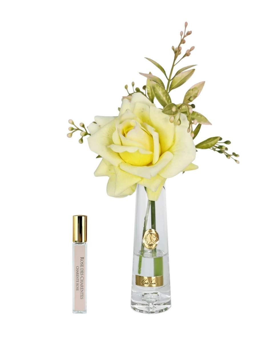 SUMMER ROSE GOLD YELLOWДиффузор роза, желтый, золотой декор, спрей 15 мл