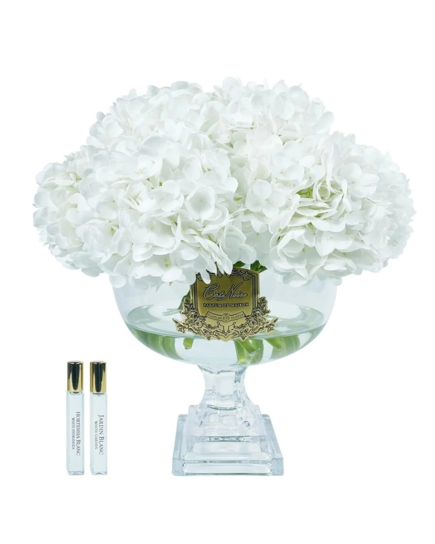 Provence Hydrangea BouquetБукет гортензий, белый, 2 спрея по 10 мл , золотой декор