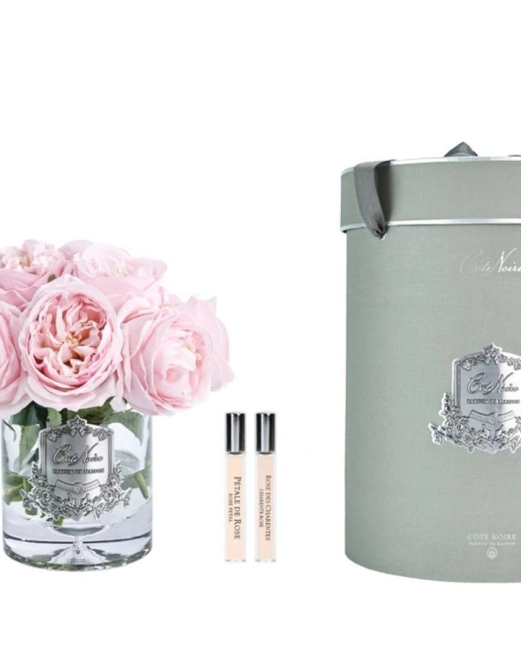 Букет роз Cote Noire Garden rose bouquet French pink, розовый, 2 спрея по 10 мл, 25 x 25 x 26