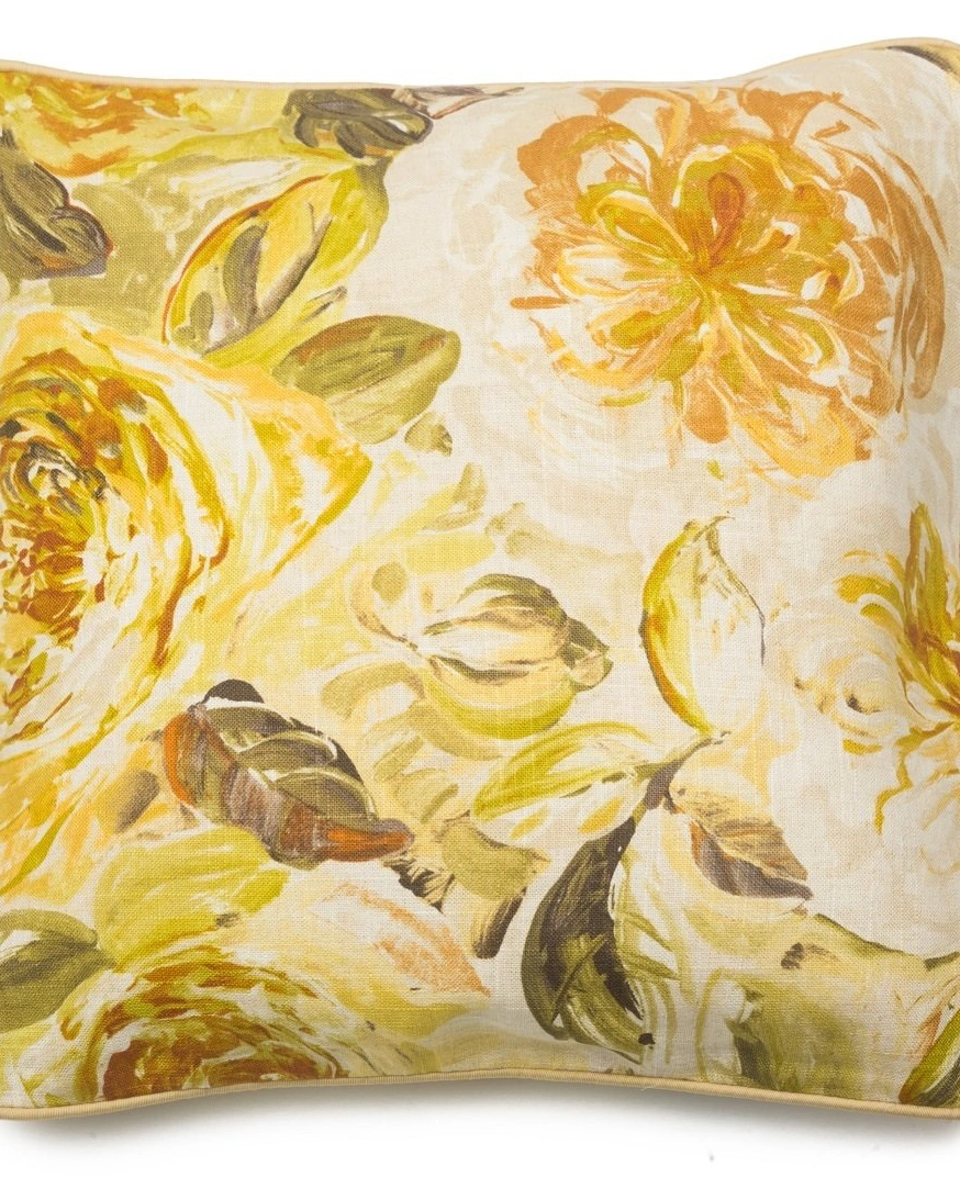 CUSHION Подушка 45/45, 50% лен 50% вискоза, внутренняя подушка - чехол хлопок сатин, наполнитель кон